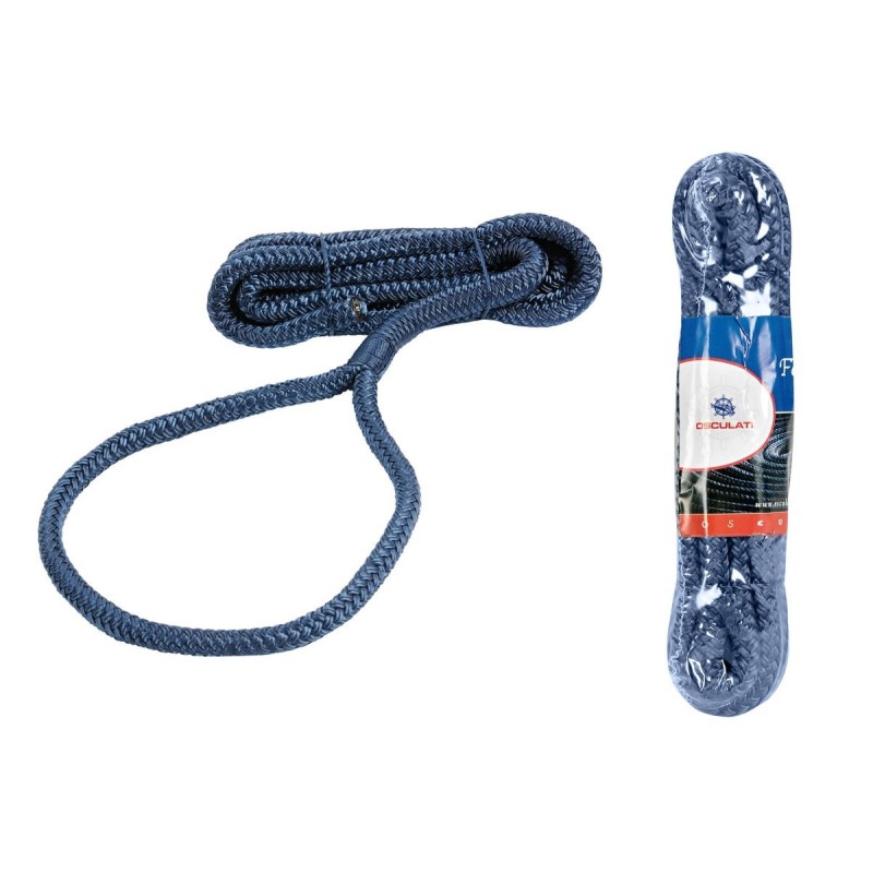 Spliced line with eye for fenders Ø 12mm Length 25mt Blue OS0644462