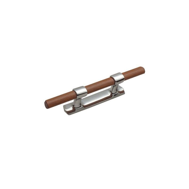 Chromed Brass double shaft wooden ledge cleat Length 220mm MT1101413