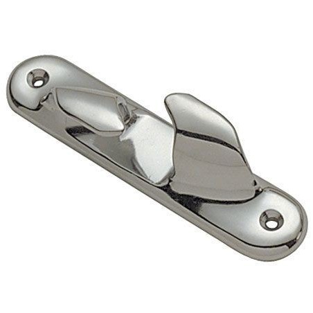 Paired Chrome plated Brass skene chocks 110 x 27mm MT1130011