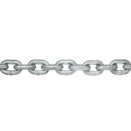 Galvanized calibrated chain Ø6mm Sold by the meter N10001510070