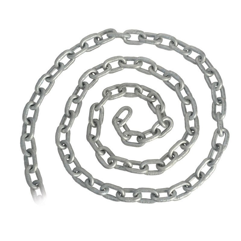 Galvanised Genoese chain 8 mm x 50 m OS0137208-050