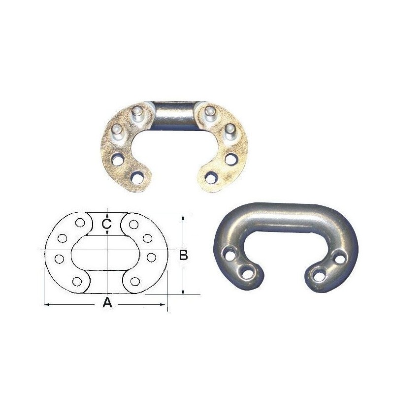 StainleStainless Steel steel Connecting link for chain 8mm N12401502151