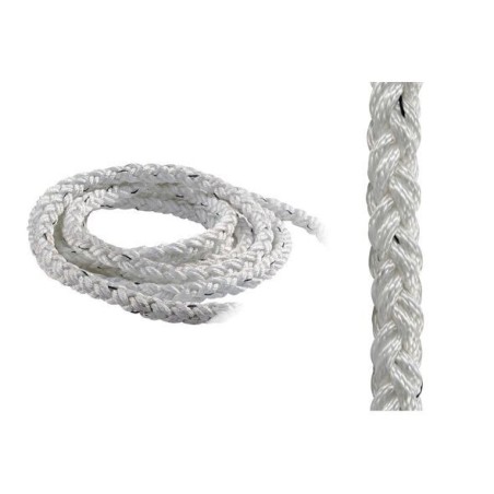 Square Line braid Ø 16mm 100mt spool White OS0644816
