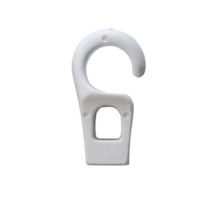 Gancetto terminale in plastica Foro D.6mm Bianco N11900600075B-5%