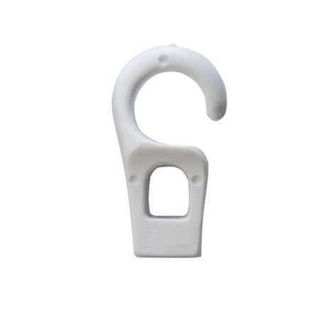 Gancetto terminale in plastica Foro D.6mm Bianco N11900600075B-5%