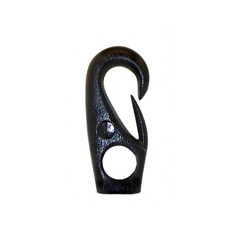 Nylon hook Hole D.10mm Black colour N11900600658