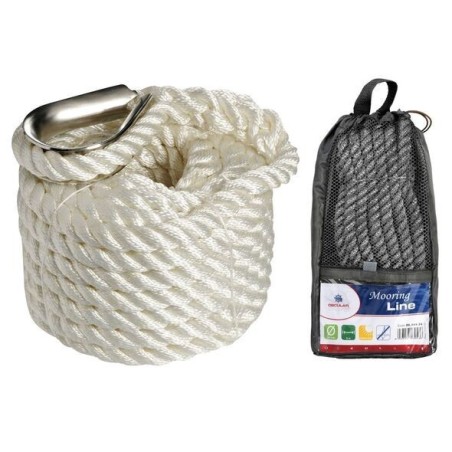 Cima di ormeggio impiombata ad alta tenacità Ø 14mm 8mt Bianca OS0644313-40%