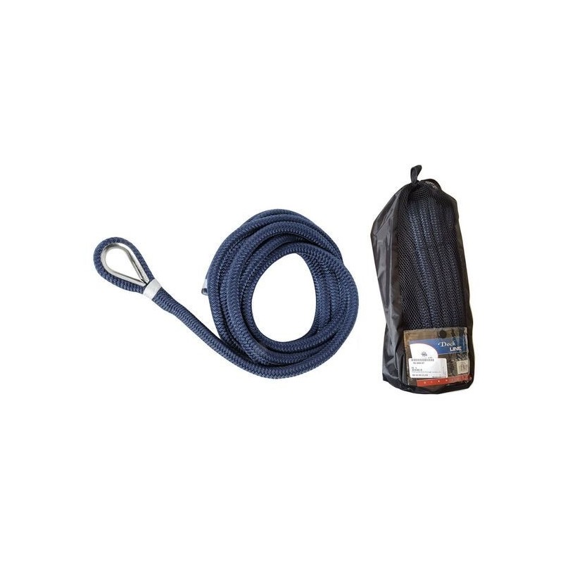 Cima di ormeggio impiombata Blu Ø 16mm Lunghezza 11mt OS0644383-40%