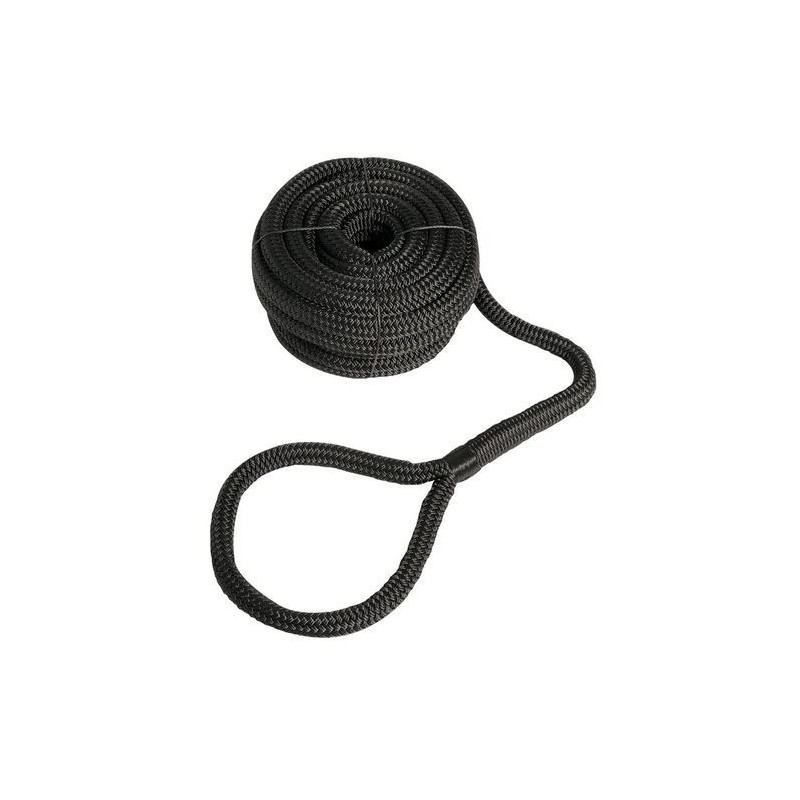 Cima Ormeggio con Gassa Alta Tenacità Ø20mm L.12mt Nero OS0644498-18%