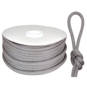 Bobina 100mt Speedcruise Cima Tecnica 100% Spectra Ø10mm Grigio Silver AM00119063-40%