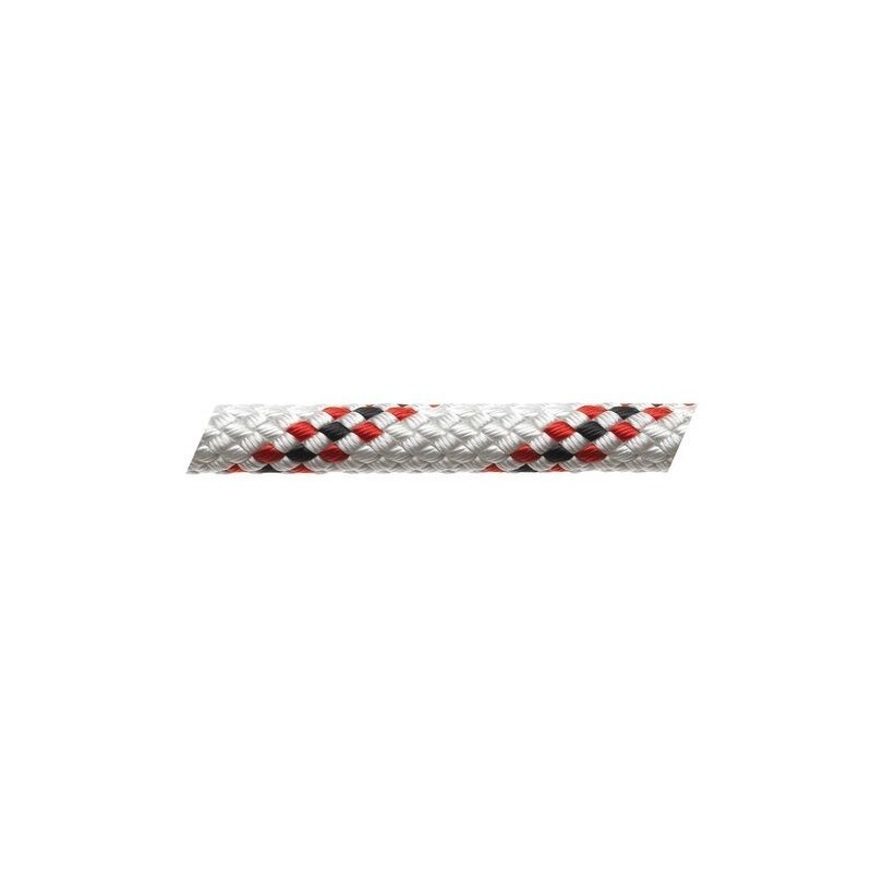 Marlow Marlowbraid with Fleck Ø 12mm White with red fleck 200mt spool OS0643212RO