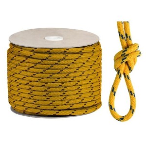 Scotta in poliestere Matt Ø 6mm Gialla Bobina da 200mt Alta tenacità OS0643706GI-40%