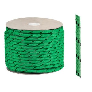 Scotta in poliestere Matt Ø 14mm Verde Bobina da 130mt Alta tenacità OS0643714VE-40%