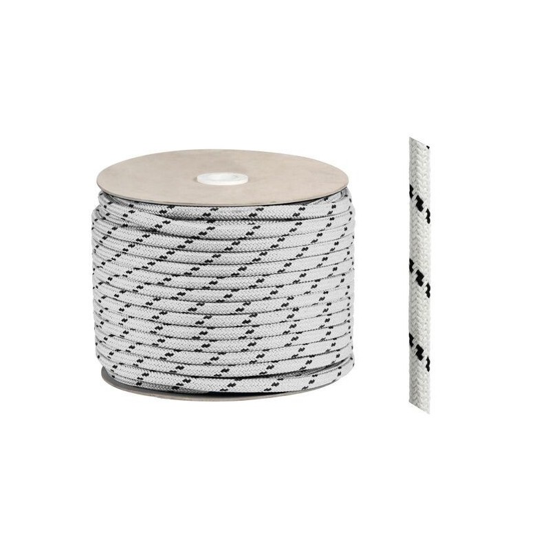 Scotta in poliestere Matt Ø 16mm Bianca Bobina da 100mt Alta tenacità OS0643716BI-40%