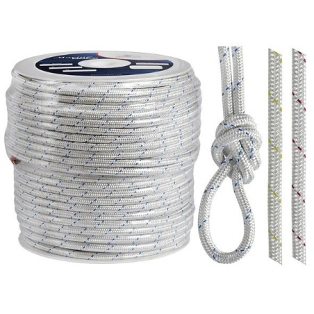 Low-stretch polyester braid Ø 16mm 100mt spool OS0644116