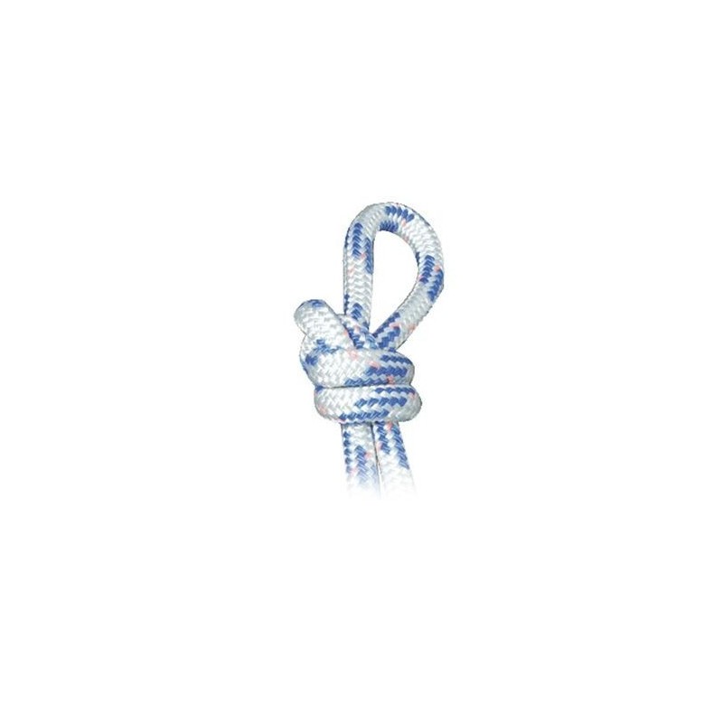 Dyneema braid White with blue flecks Ø 6mm 100mt spool OS0646006