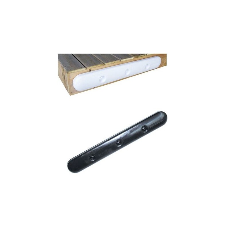 PVC Ultragard Dock Edge Bumper 89x12.7x5.7cm for Docks Wharfs White MT3800830