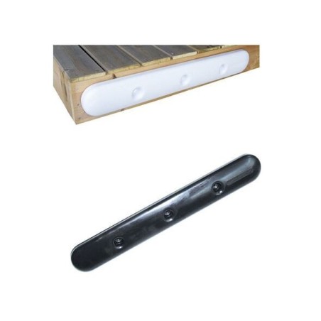 PVC Ultragard Dock Edge Bumper 89x12.7x5.7cm for Docks Wharfs White MT3800830