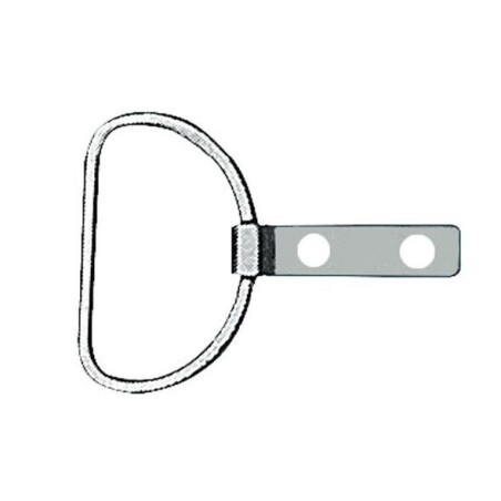 Anello con piastrina in acciaio inox L.45mm OS0650650-18%