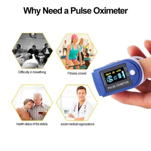 SpO2 Portable Fingertip Pulsoximeter Oxymeter Heart Rate Monitor N90056004581
