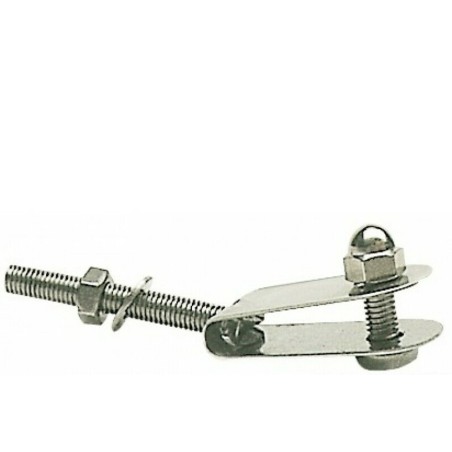 Gancetto in acciaio inox per fissaggio parabrezza Snodato N10203002717-0%