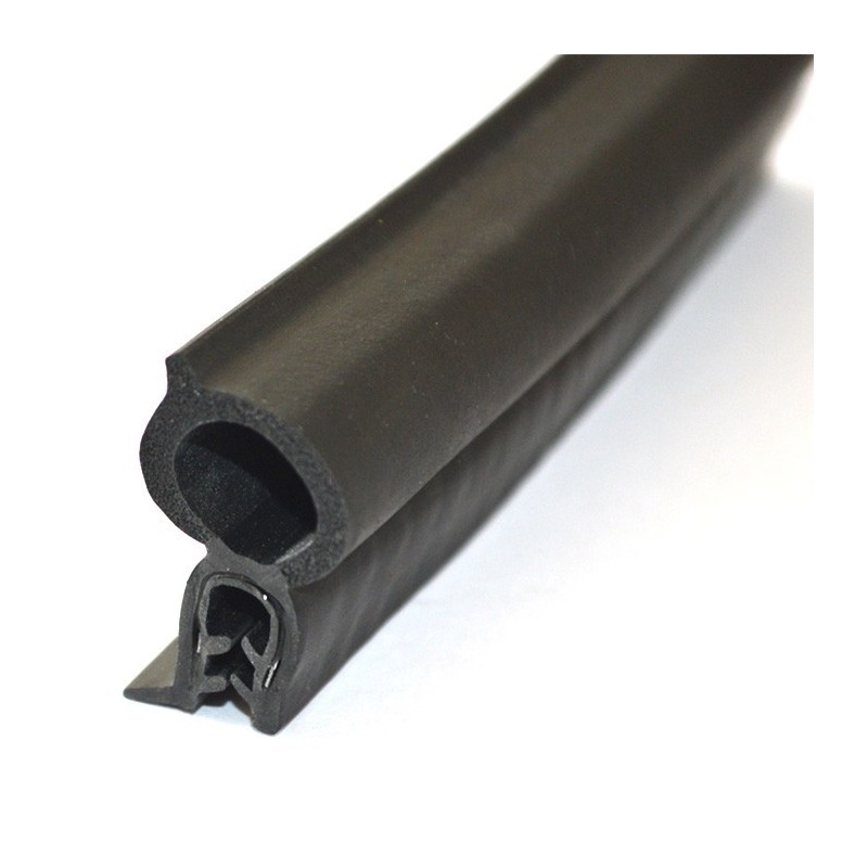 Reinforced PVC strip for fibreglass edges Black Sold by the metre OS4449300