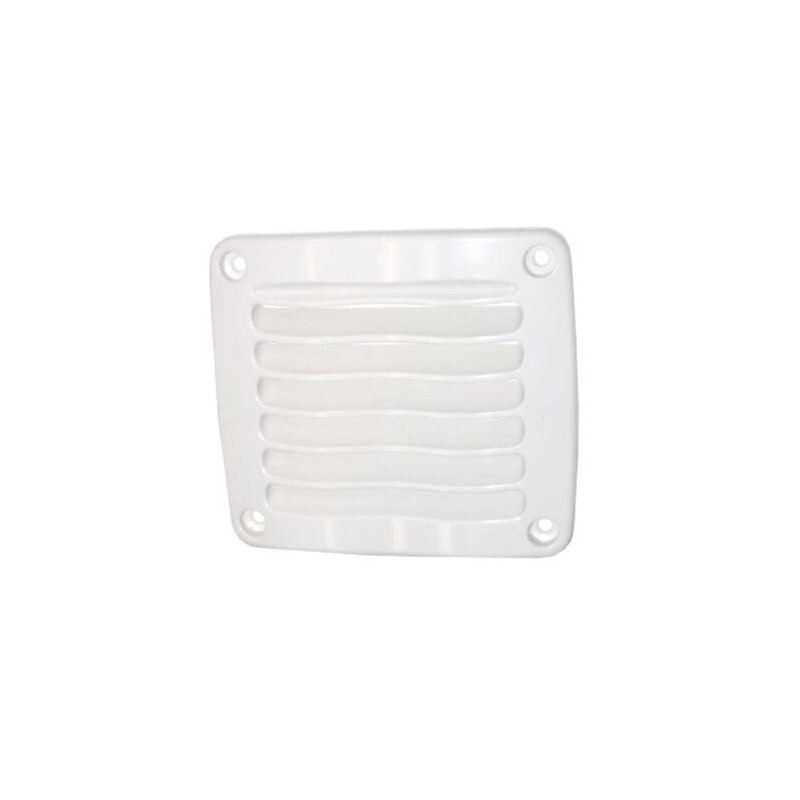 Presa aria quadrata Top Line 92x92mm in plastica bianca LZ47063-5%