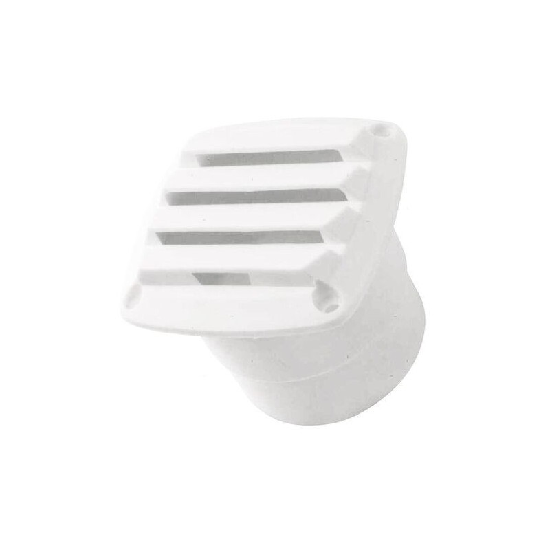 Presa d'aria a incasso in Plastica Bianca con attacco per tubi Ø75mm MT1702057-5%