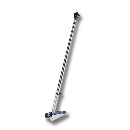 Asta portabandiera Ø 14mm L.40cm Base 85x35mm fissaggio piano N30112501960-10%