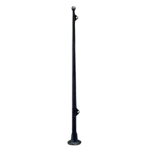 Asta Bandiera in plastica nera 29cm con 2 basi N30112502110-5%