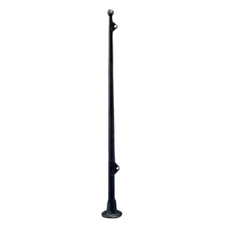 Asta Bandiera in plastica nera 29cm con 2 basi N30112502110-5%