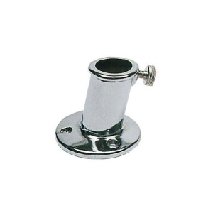 Basetta in ottone cromato per asta Ø 20mm Inclinazione 10° OS3515801-40%