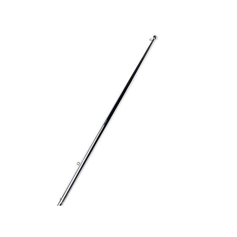 Asta portabandiera in inox con pallina L. 610mm OS3539201-0%