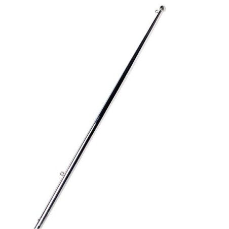 Asta portabandiera in inox con pallina L. 610mm OS3539201-0%