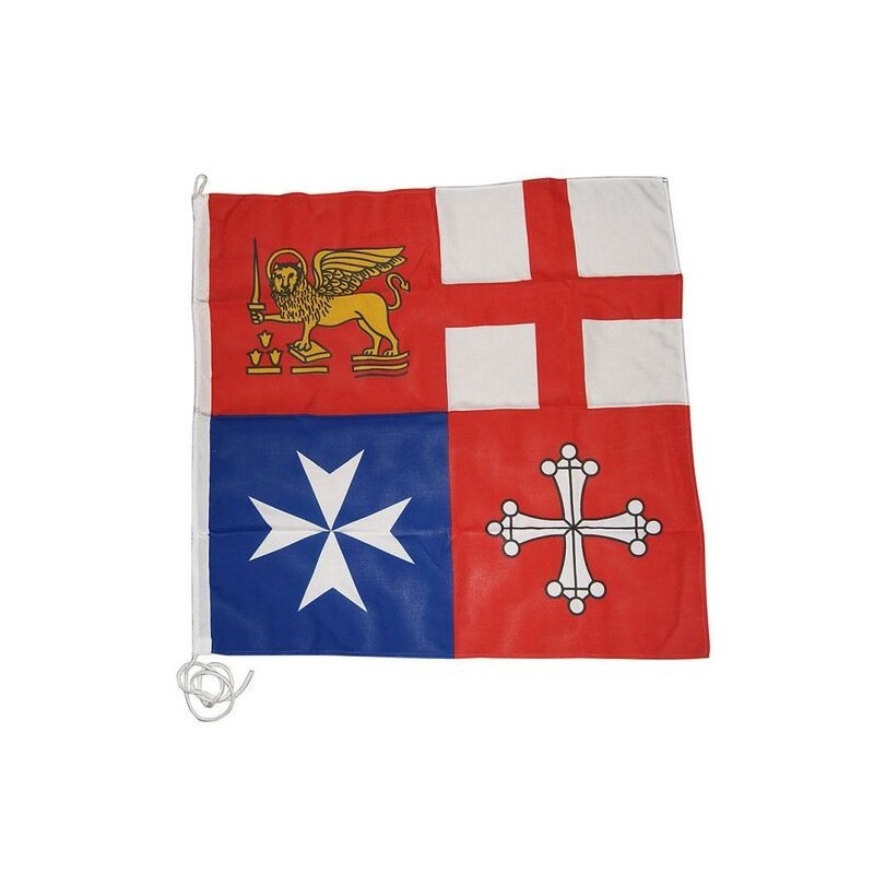 Naval Jack of the Italian Republic 80x80cm FNI5252097