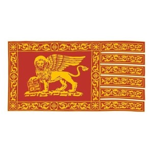 Bandiera in stamigna S.Marco Venezia 22x44cm N30112503701-5%