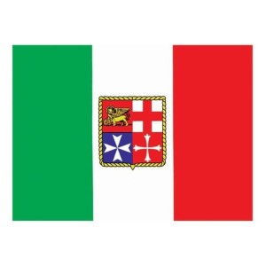 Adesivo Bandiera Italia 15x22cm con stemma marina mercantile N30112603782-40%