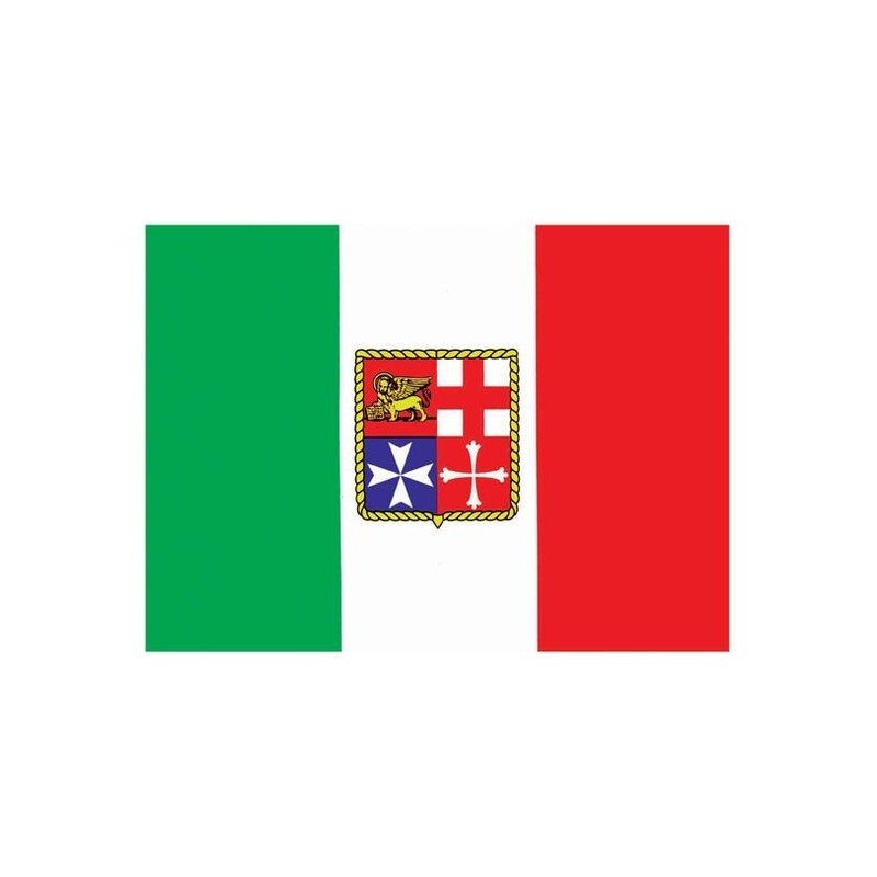 Adesivo Bandiera Italia 12x16cm con stemma marina mercantile N31812603783-5%