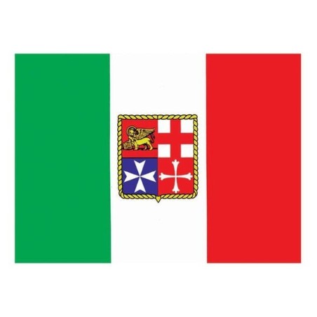 Adesivo Bandiera Italia 12x16cm con stemma marina mercantile N31812603783-5%