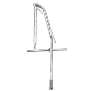 Stainless Steel Swivel davit for outboard engine Max 50kg h140cm TRO1730140