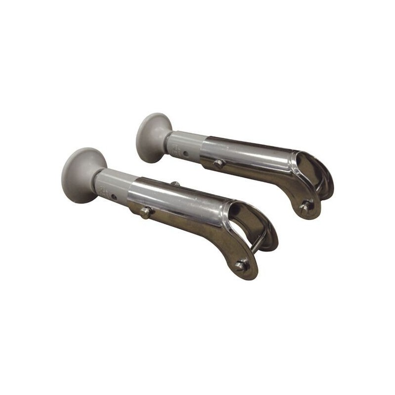 Pair stainless steel and nylon spacers TRS2025120