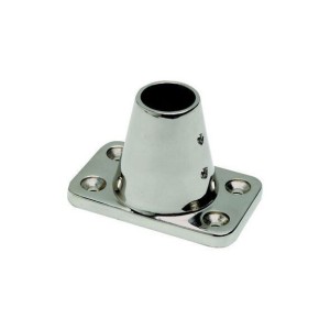 Base per candeliere dritta acciaio inox D.25mm 90x56xh60mm N31610302022-40%