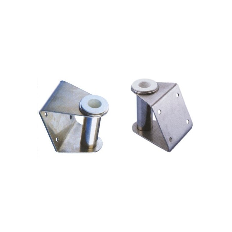 Stainless steel pivot bracket for gangplank mounting Positive or Negative hole Ø25mm TRS2885120