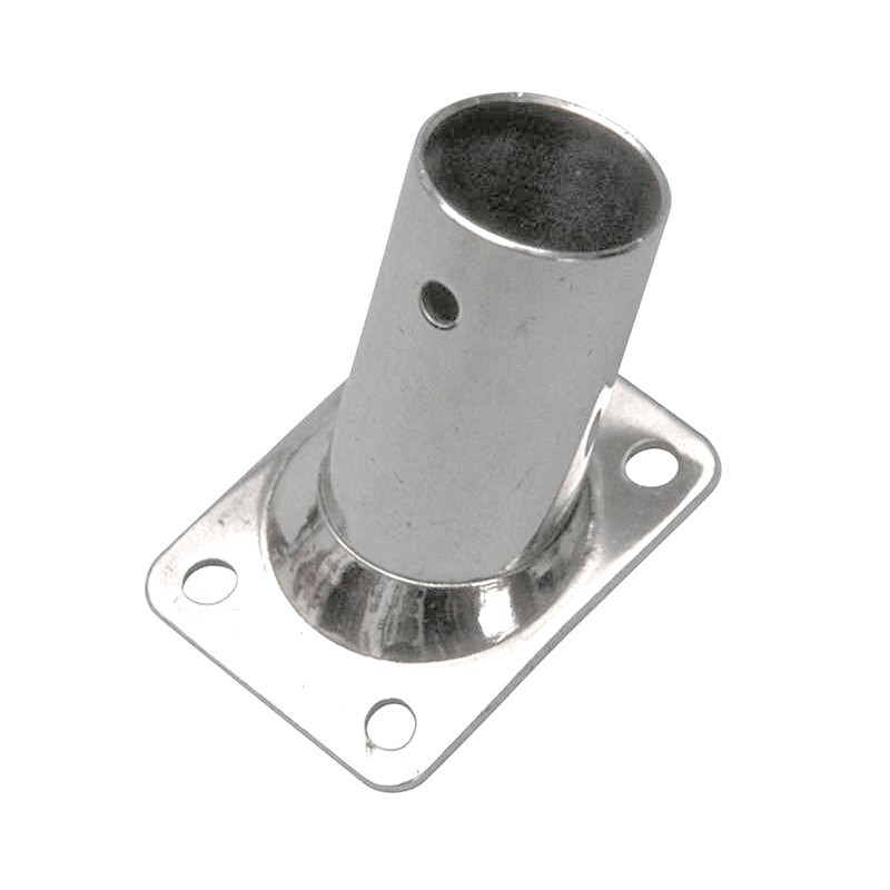 Basetta rettangolare Inox 60° Ø25mm N60840500151-5%