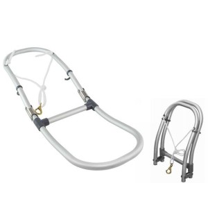 Scaletta in alluminio con 2 gradini per gommoni 250x900mm OS4953301-18%