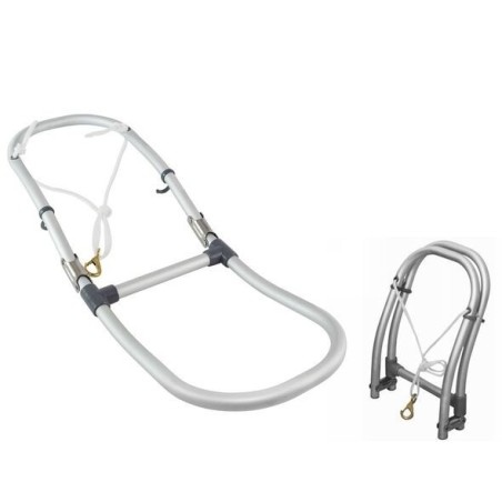 Anodised aluminium ladder for inflatable boats 250x900mm OS4953301