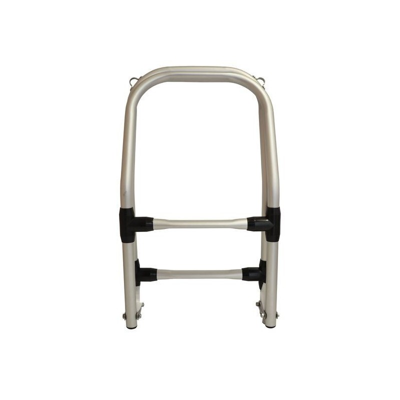 Scaletta pieghevole in alluminio con 3 gradini per gommoni 25x115cm OS4953302-18%