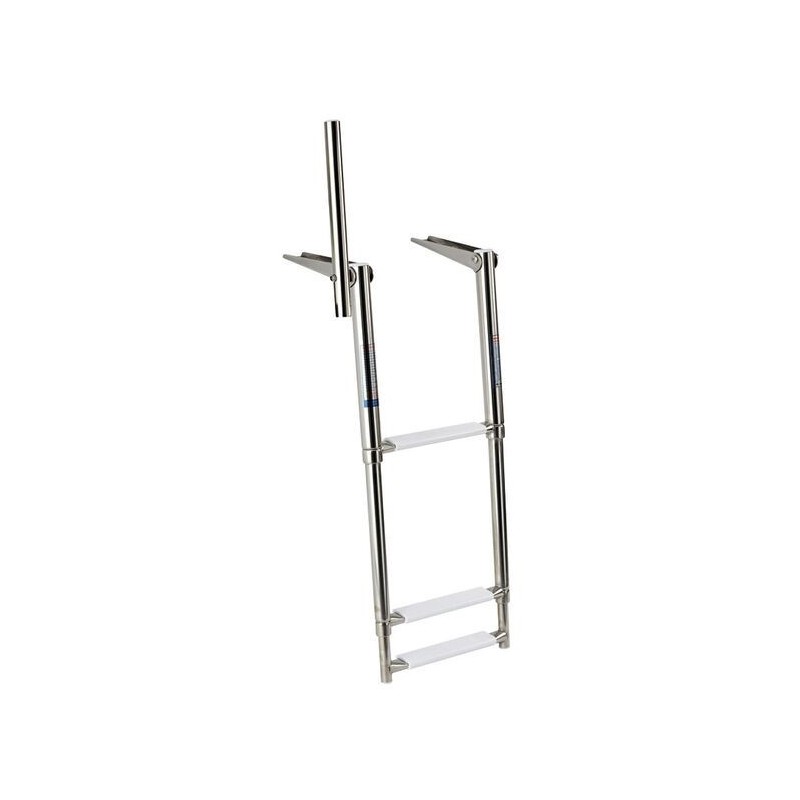 Scaletta telescopica 3 gradini con maniglia da plancetta L.889mm OS4955103-18%