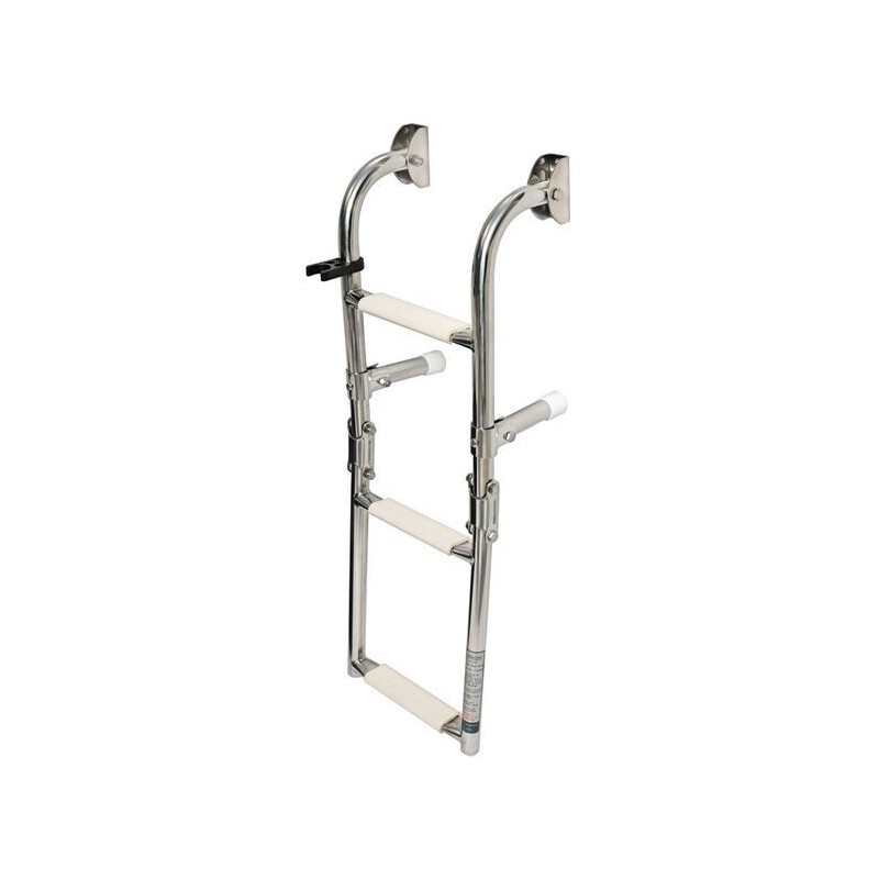 Foldable Narrow Ladder wall-mounting 3 Steps 63x22cm OS4957233