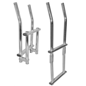 OCCASIONE Scaletta Pieghevole Inox 71x26.5cm 2 Gradini per plancetta N30810111071-71.49%